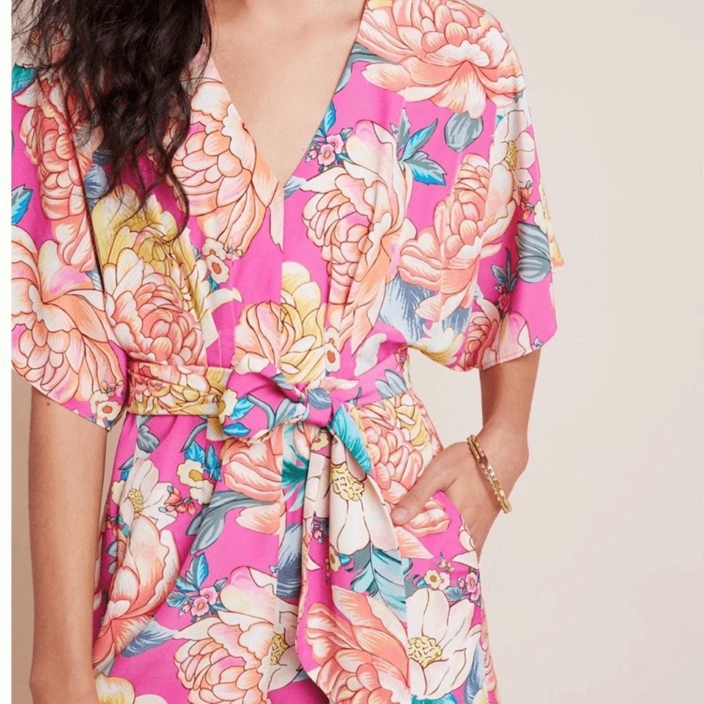 FARM Rio | Pants & Jumpsuits | Farm Rio
Pink Floral Jumpsuit ...